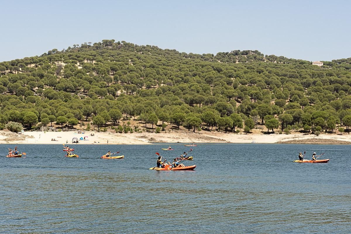 Actividades deportivas en el Pantano de San Juan