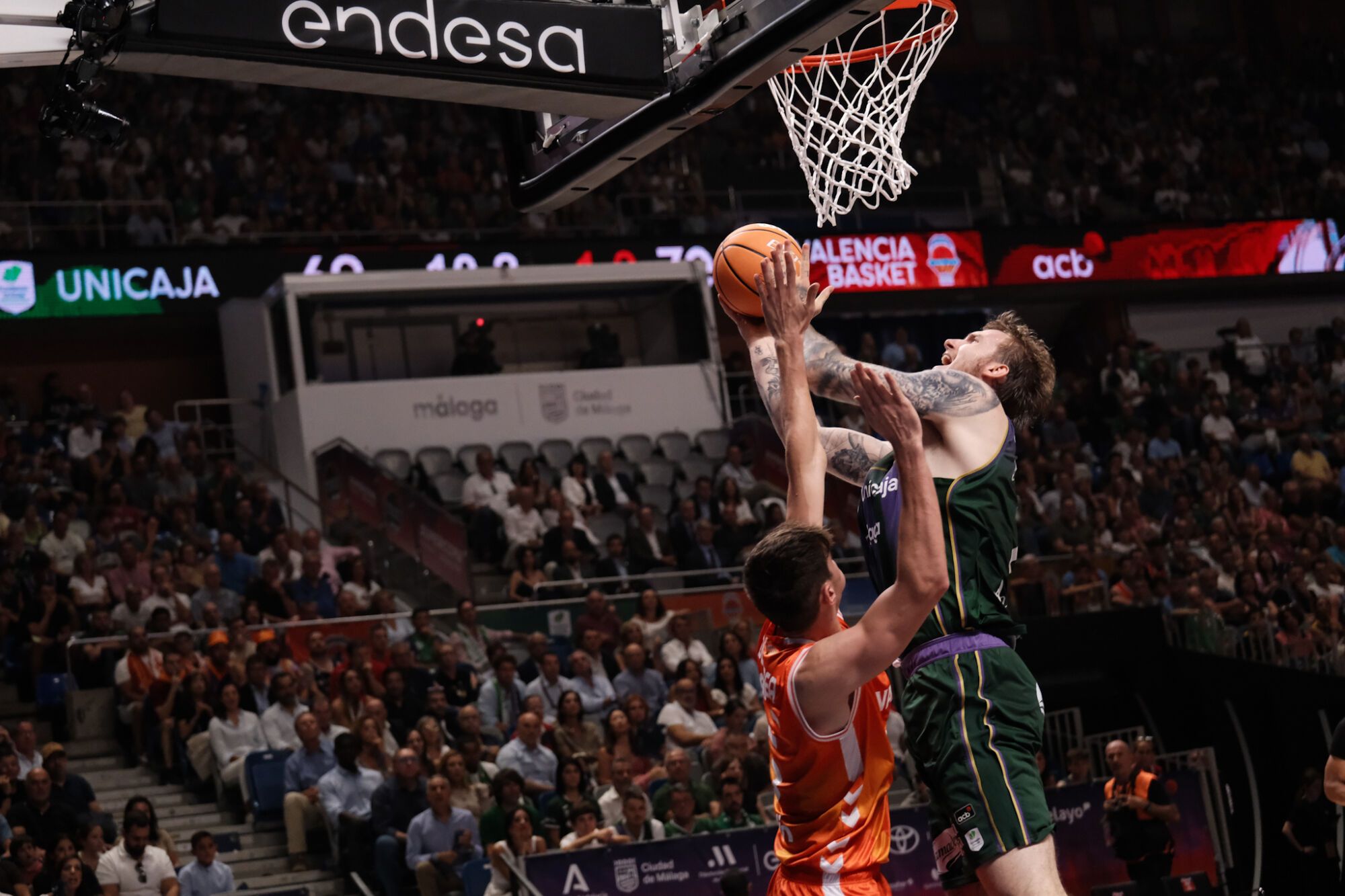 Unicaja - Valencia Basket en el Supercopa de Baloncesto 2025.