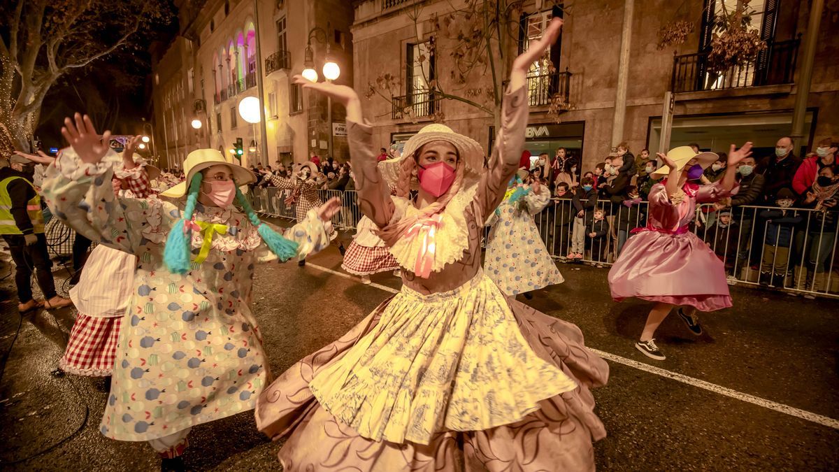 So schön war der Dreikönigsumzug in Palma de Mallorca