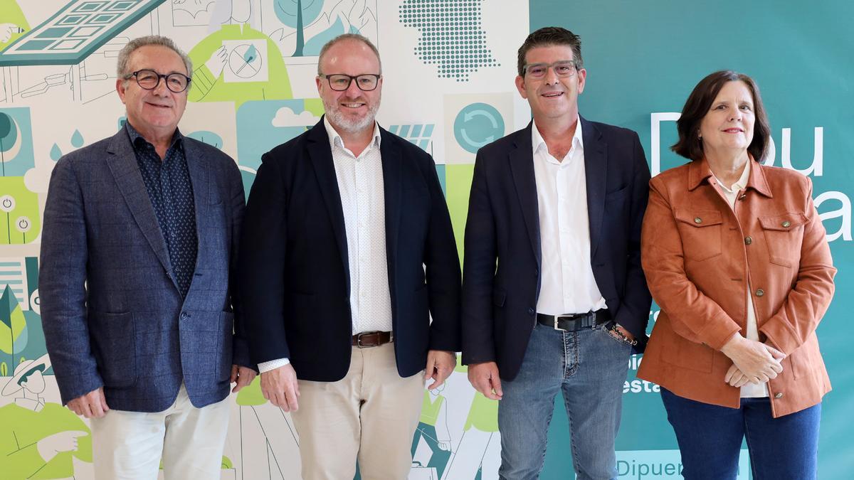 Ismael Sanvíctor, Avelino Mascarell, Jorge Rodríguez y Sayo Gandia.