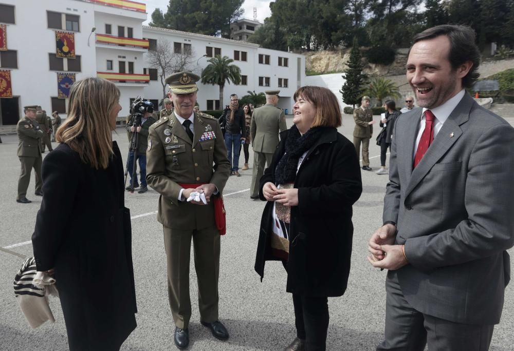 El general Aznar se despide de Balears