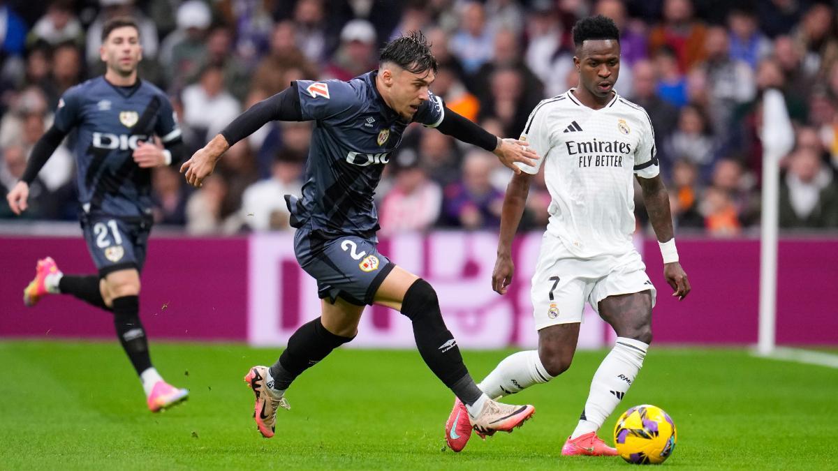 Vinicius ante el Rayo Vallecano