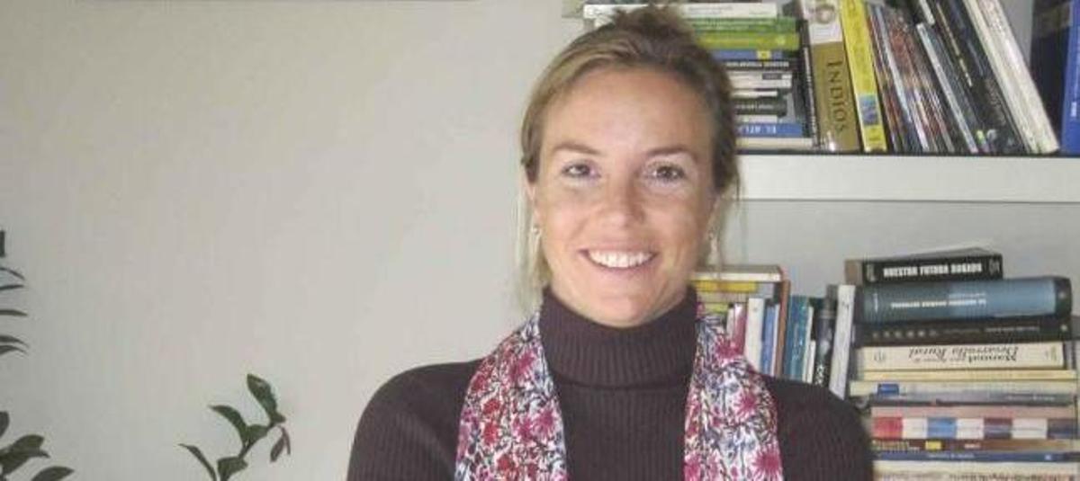 Odile Rodríguez de la Fuente posa en su despacho.