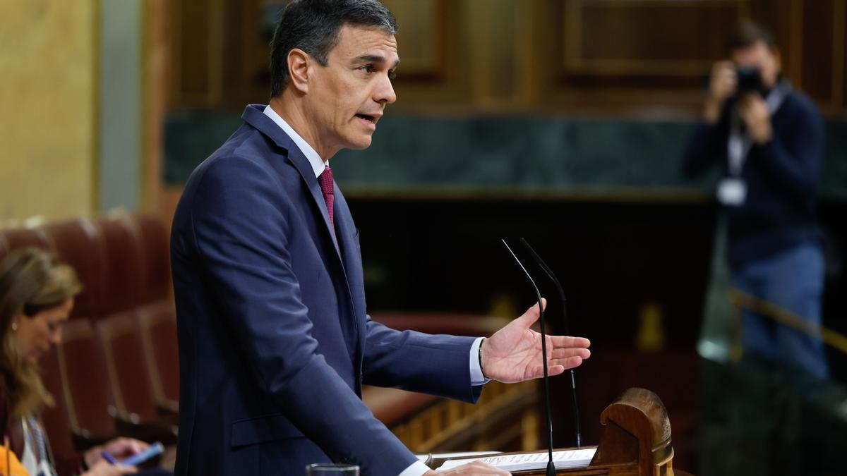 Sánchez , al Congrés dels Diputats