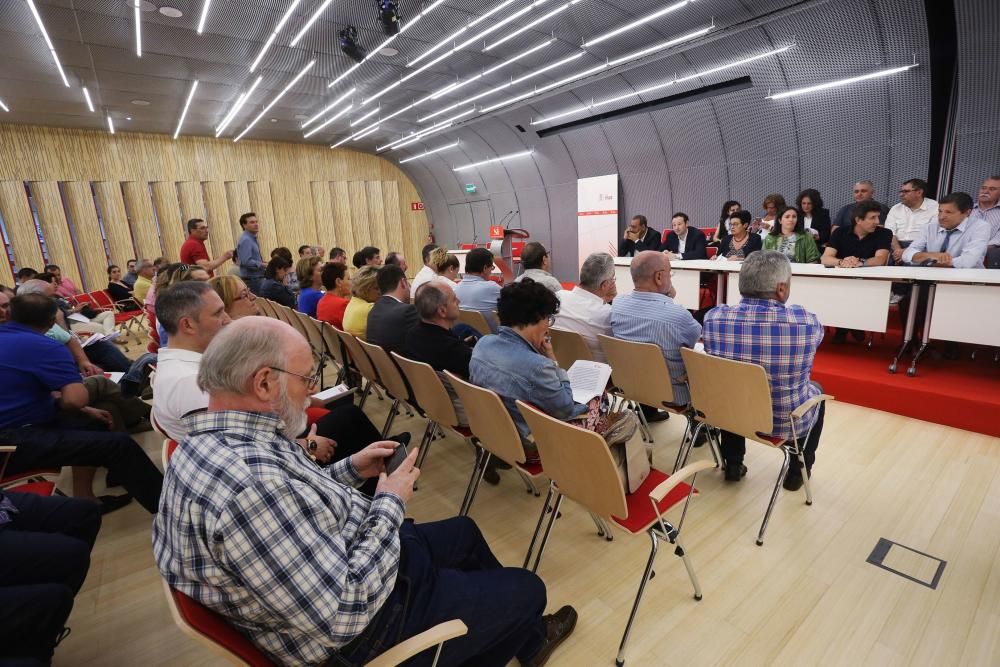 Comité regional de la FSA-PSOE en la nueva sede de La Ería, en Oviedo