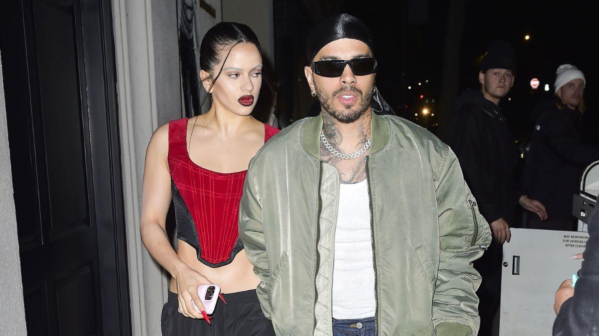 Rosalía y Rauw Alejandro en Los Angeles en 2023