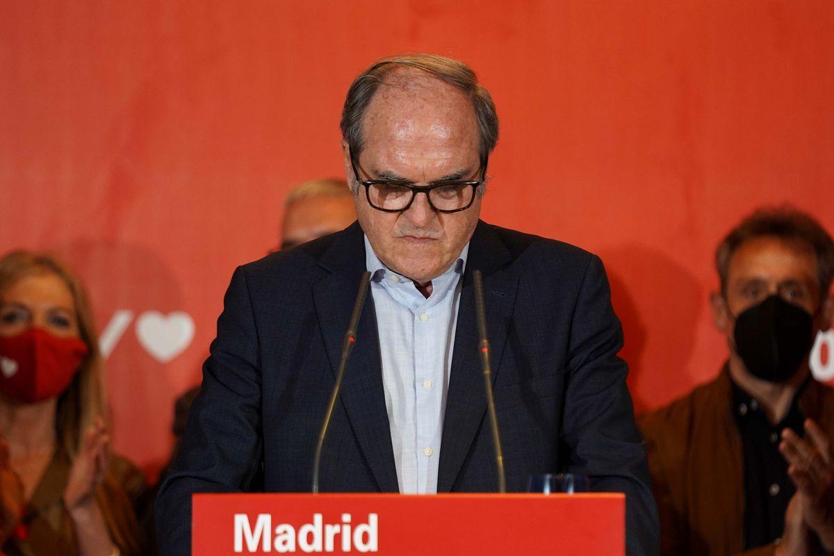 El candidato socialista, Ángel Gabilondo, valora los resultados del 4-M