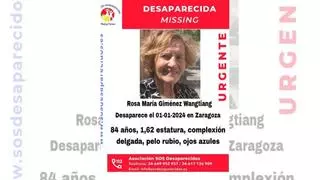 Desaparece una mujer de 84 años en Zaragoza