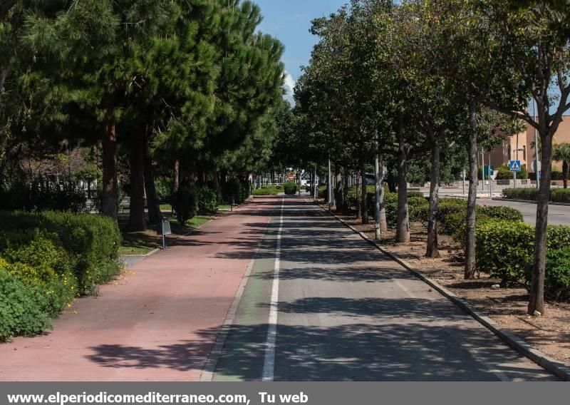 Castelló permanece desierto tras tres semanas encerrados en casa