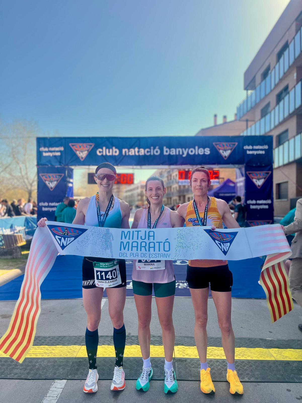 Marina Guerrero, Tara Rooney i Riand Anais, les tres primeres classificades