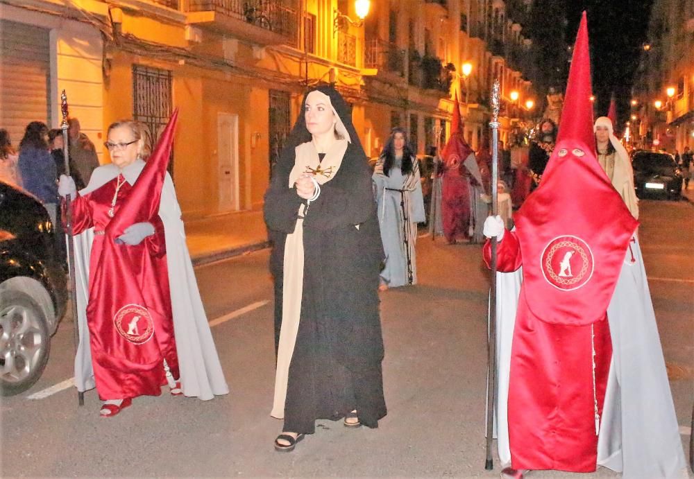 Procesión de la Flagelación y le cristo de la palma.