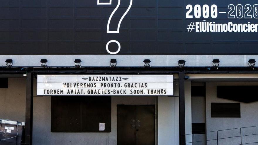 La sala Razzmataz de Barcelona.