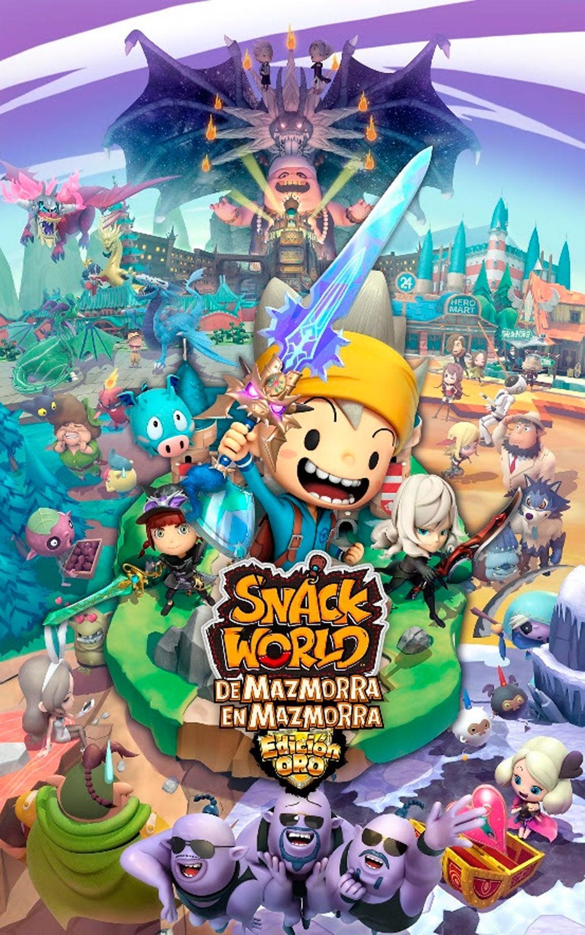 Videojuego Snack World: de mazmorra en mazmorra - Edición Oro Videojuego Snack World: de mazmorra en mazmorra - Edición Oro
