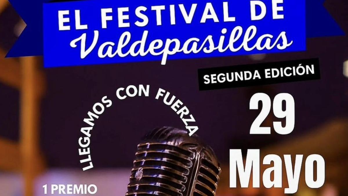 Cartel del II Festival de Valdepasillas.