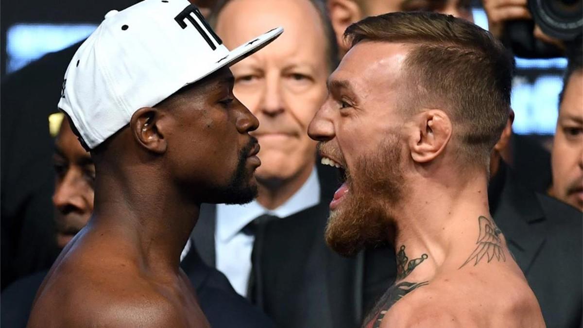 McGregor y Mayweather, el pasado mes de agosto