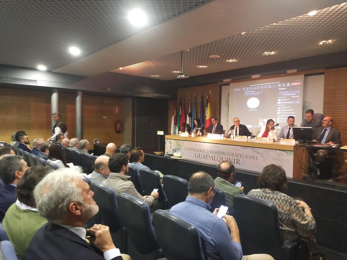 Reunión de la comisión de desembalse de la Cuenca del Guadalquivir.