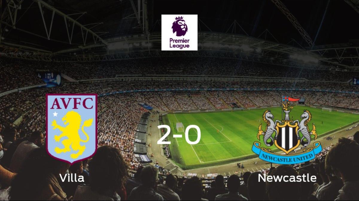 El Aston Villa se impone por 2-0 al Newcastle