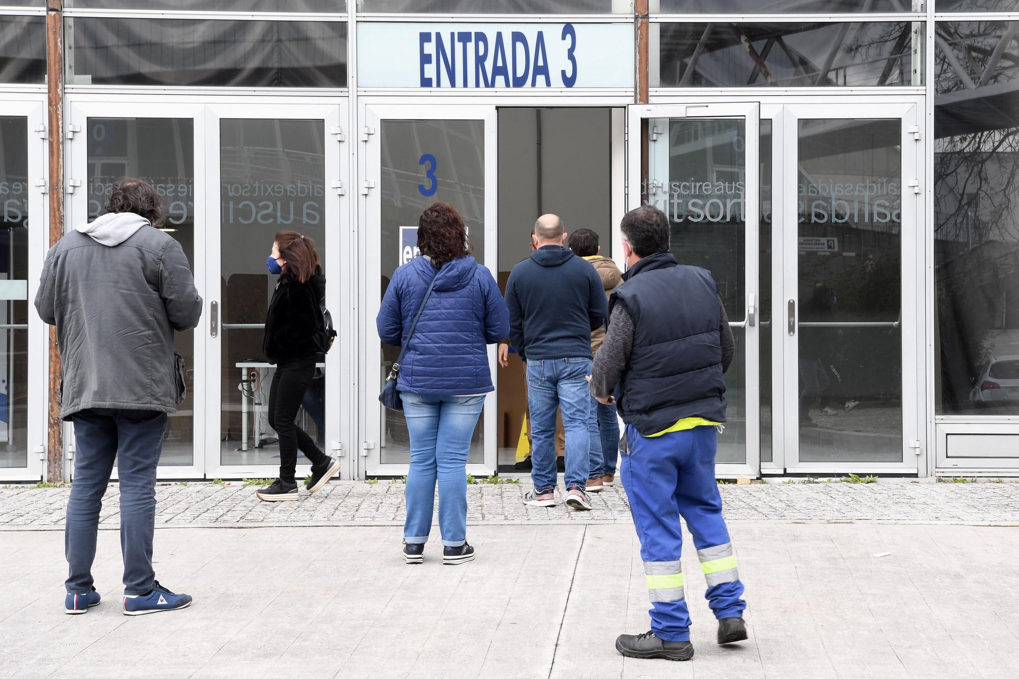 Vacunación masiva en Expocoruña