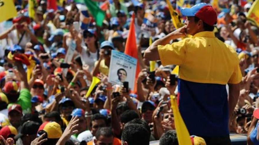 Capriles llena Caracas