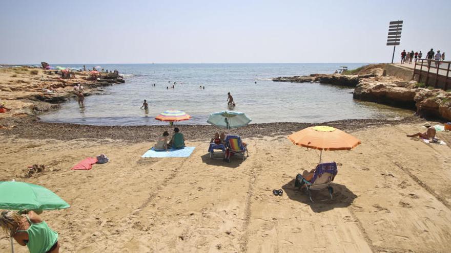 Imagen de la cala del Palangre en Torrevieja