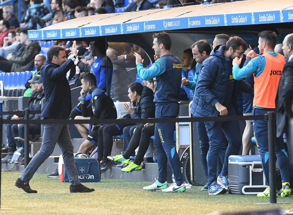 El Dépor cae ante el Villarreal en Riazor