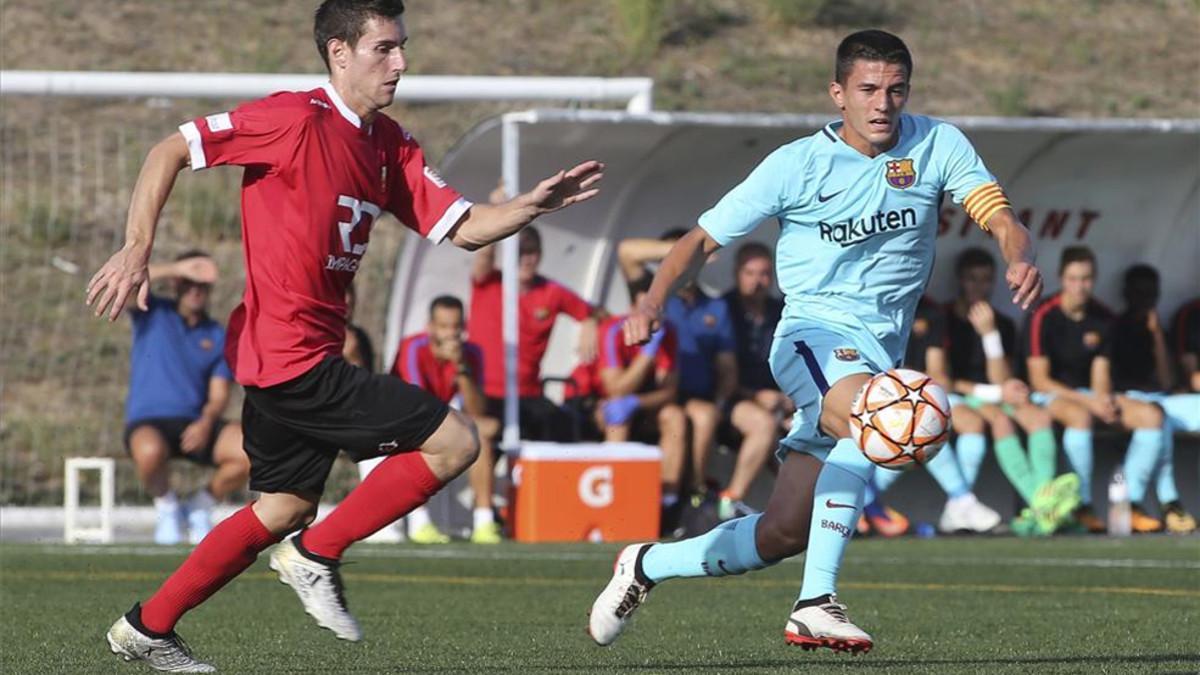 El Barça B logró un trabajado triunfo ante el Santboià