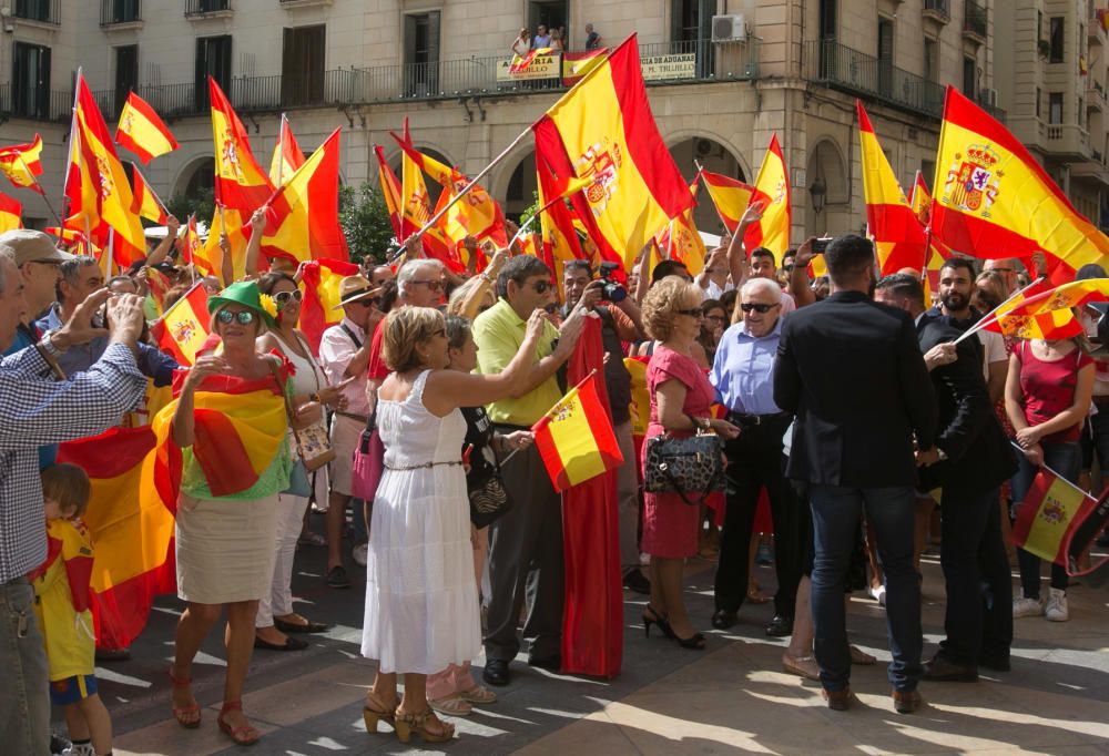 Clamor en Alicante por la unidad de España