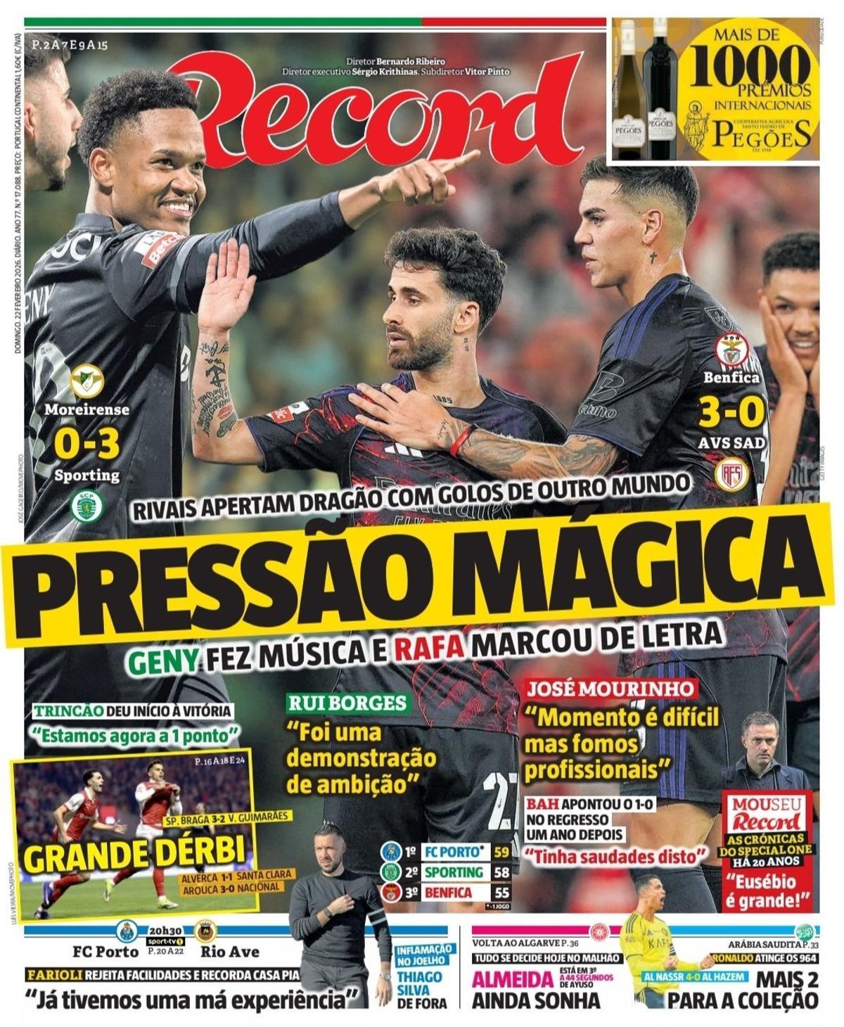 Las portadas de la prensa deportiva de hoy