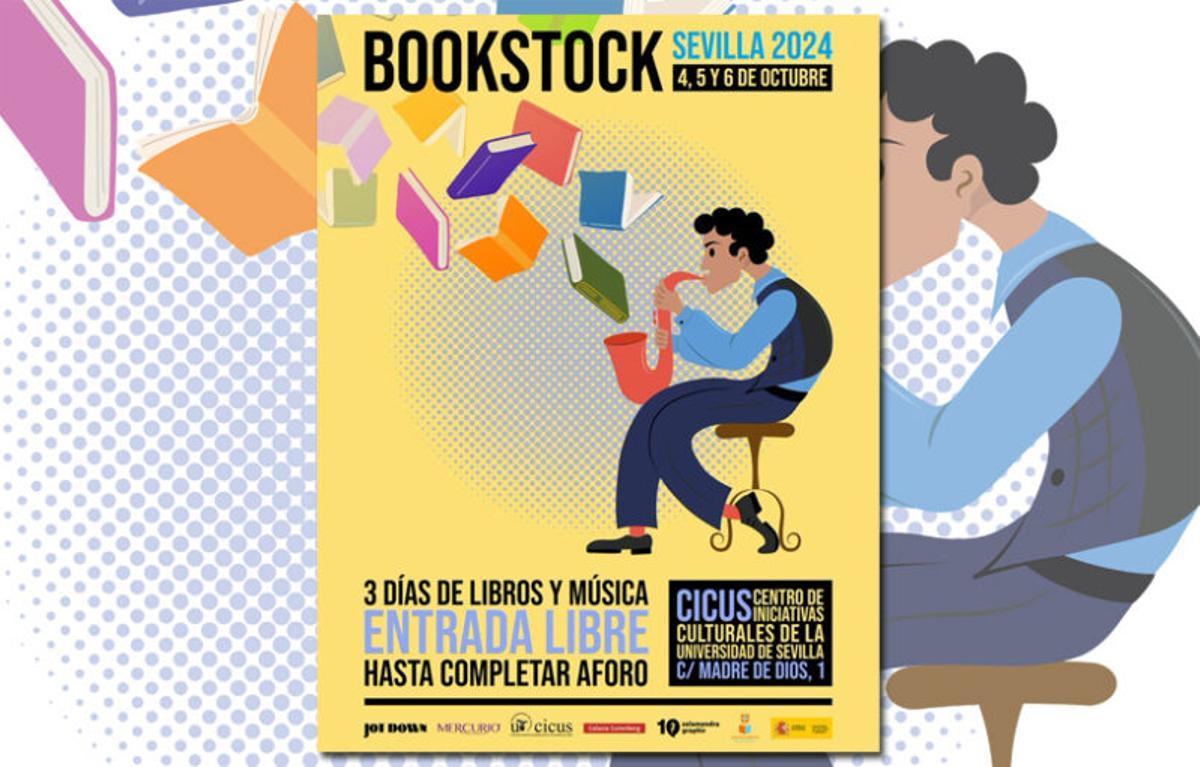 Cartel de la séptima edición de Bookstock en Sevilla.