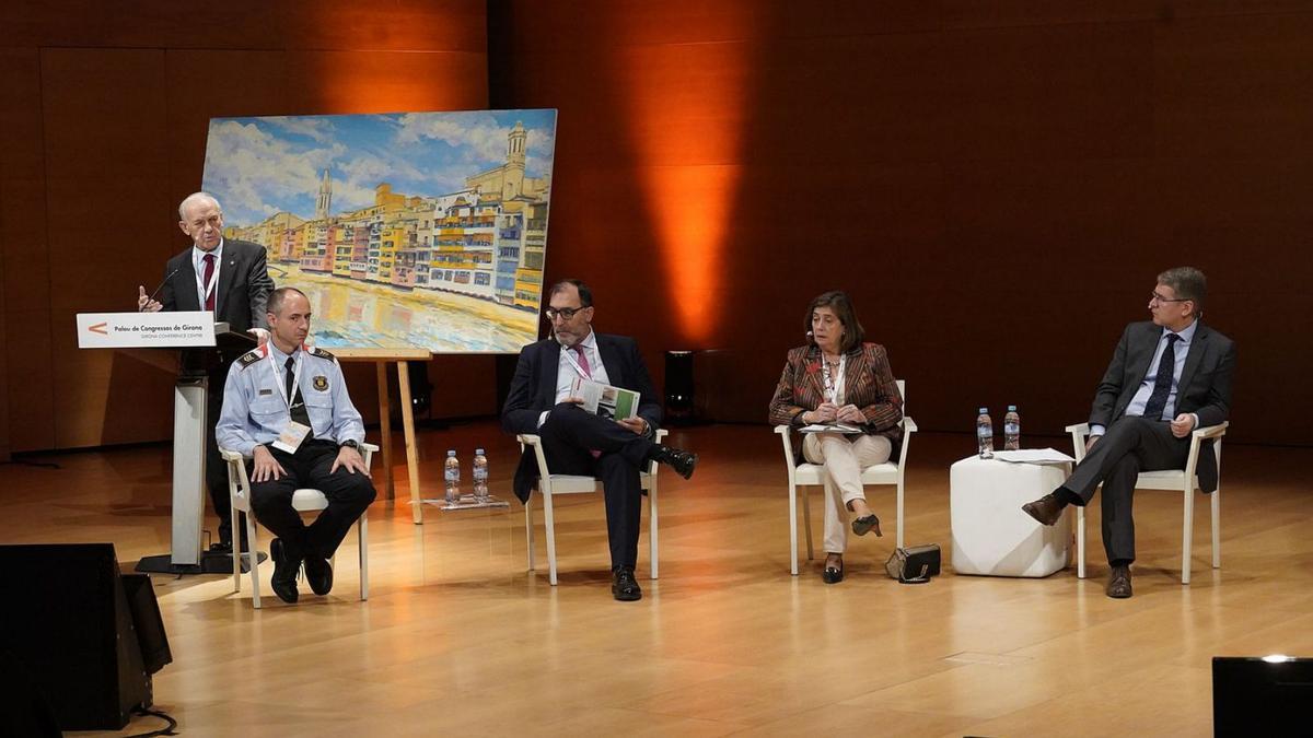 Un moment de la jornada d’ahir al Congrés de l’Advocacia Catalana celebrat a Girona. | MARC MARTÍ