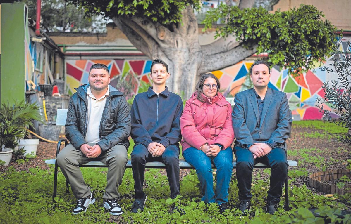 Daniel Miranda, Jorge Hernández, Tamara Velázquez y Daniel Andrade.