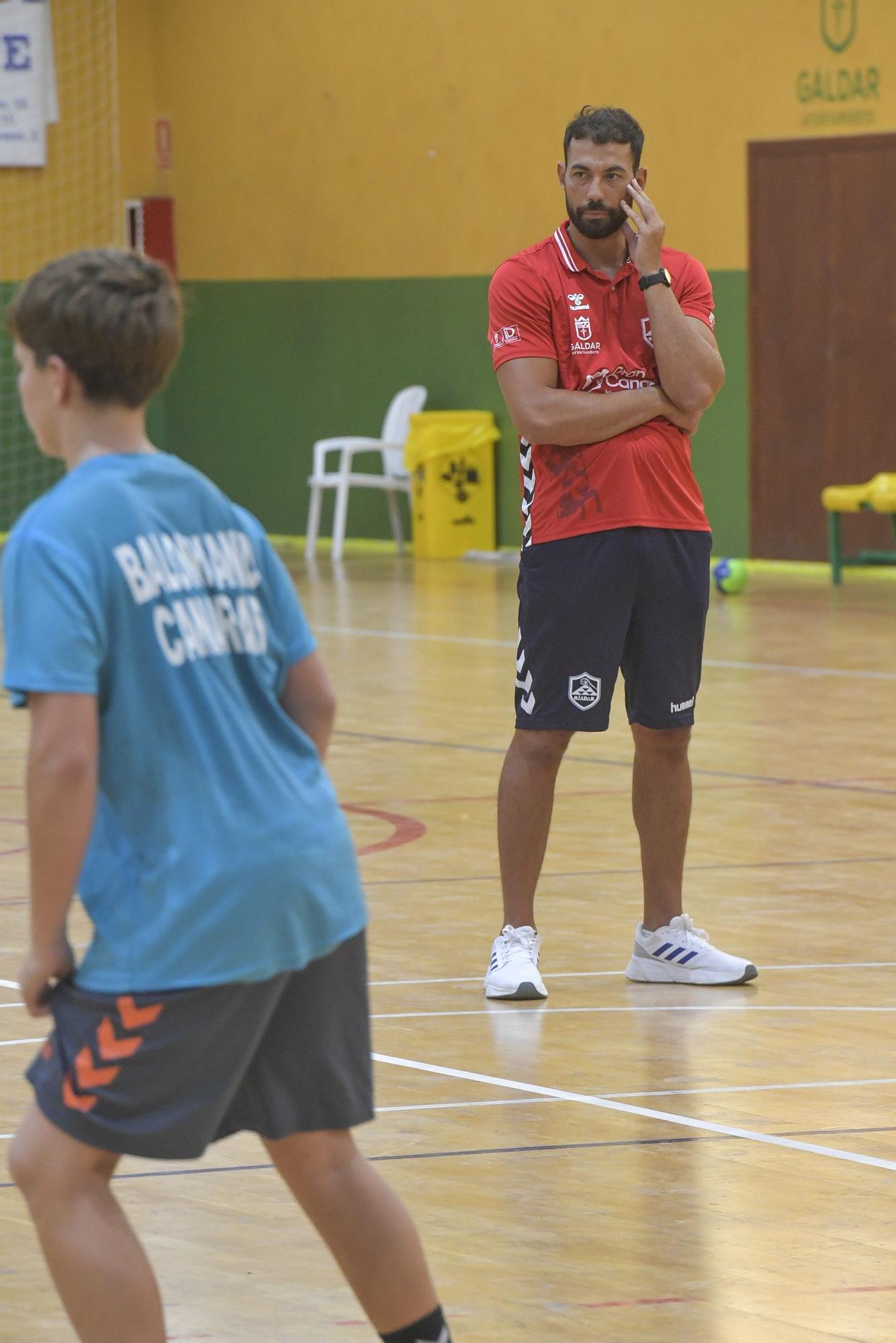 Dani Sarmiento, entrenador del Balonmano Gáldar