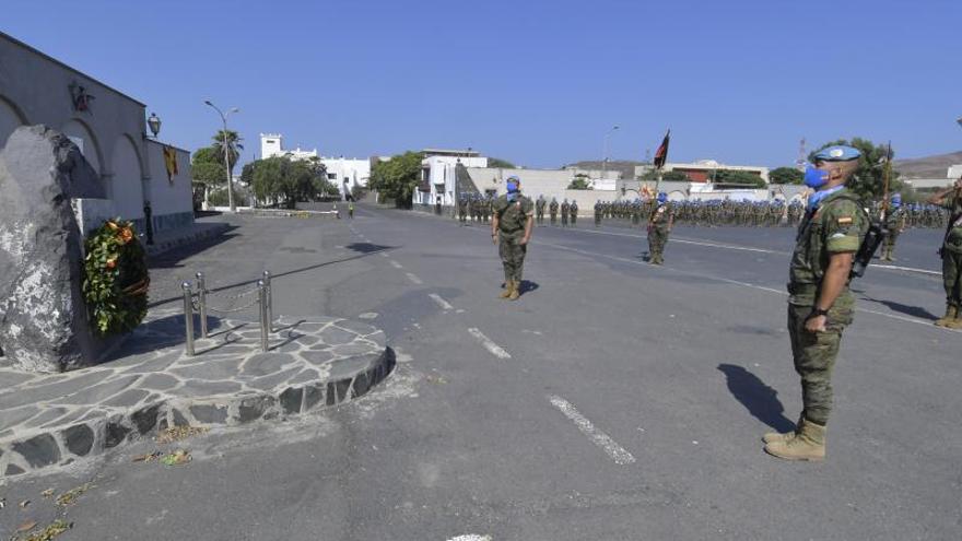 Despedida a militares que parten a Beirut en misión de Paz