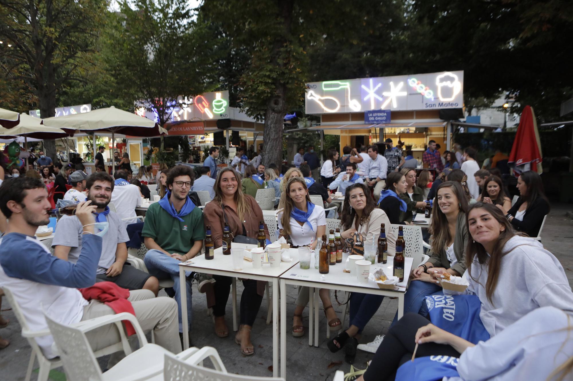 Ambiente en el primer día de San Mateo 2021