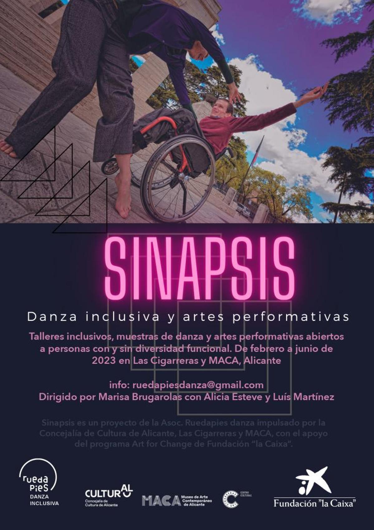 Cartel del proyecto &quot;Sinapsis&quot;.