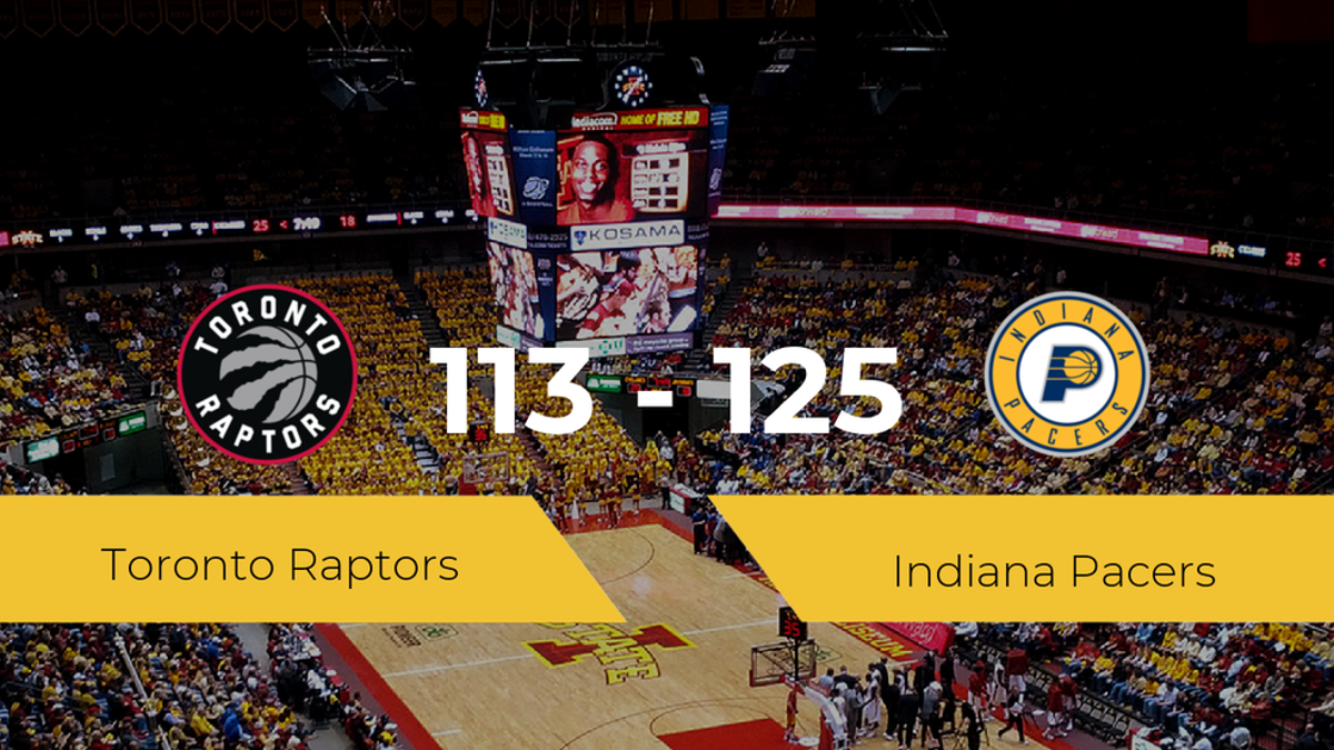 Indiana Pacers derrota a Toronto Raptors por 113-125