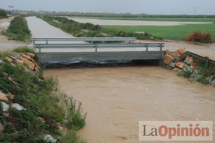 Temporal en Murcia: Los efectos de las lluvias en Los Alcázares y Cartagena