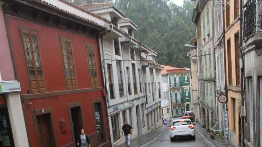 La calle García de la Concha de Cudillero.