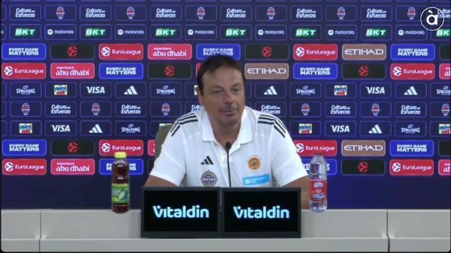La incendiaria acusación de Ataman en el Roig Arena