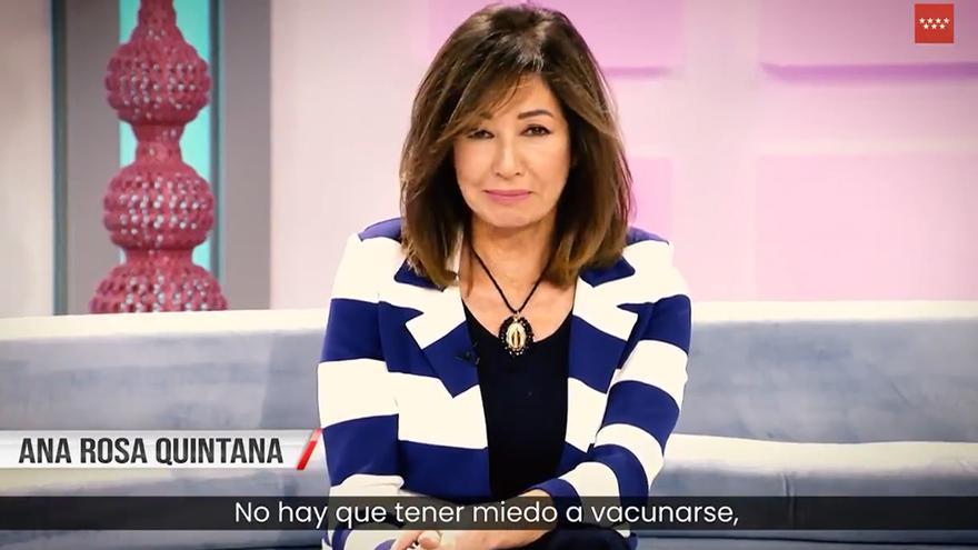 Ana Rosa, Susanna Griso y Belén Esteban piden que te vacunes en un vídeo de Ayuso: “Es la solución”