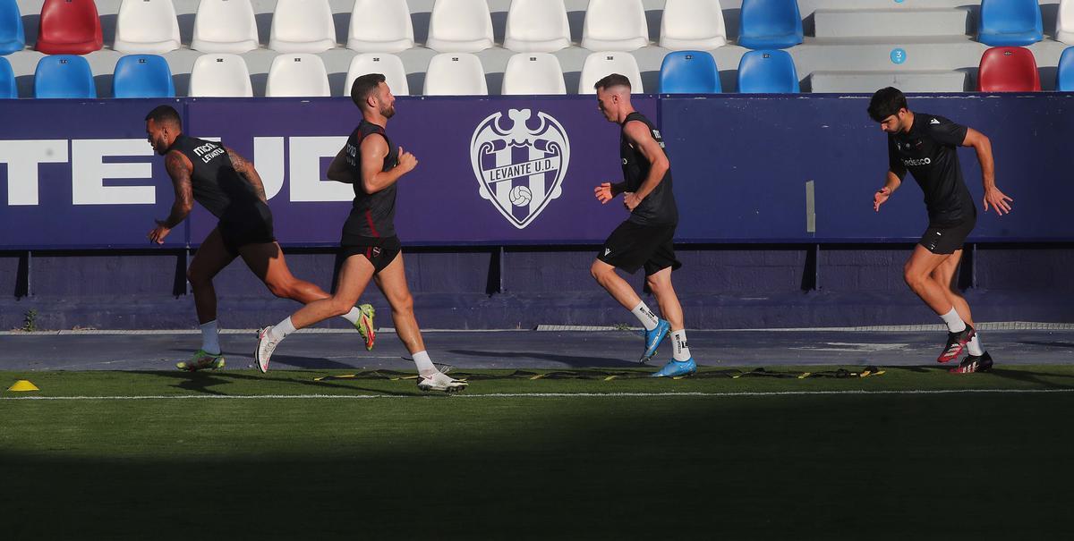Así ha sido el entrenamiento de hoy del Levante UD