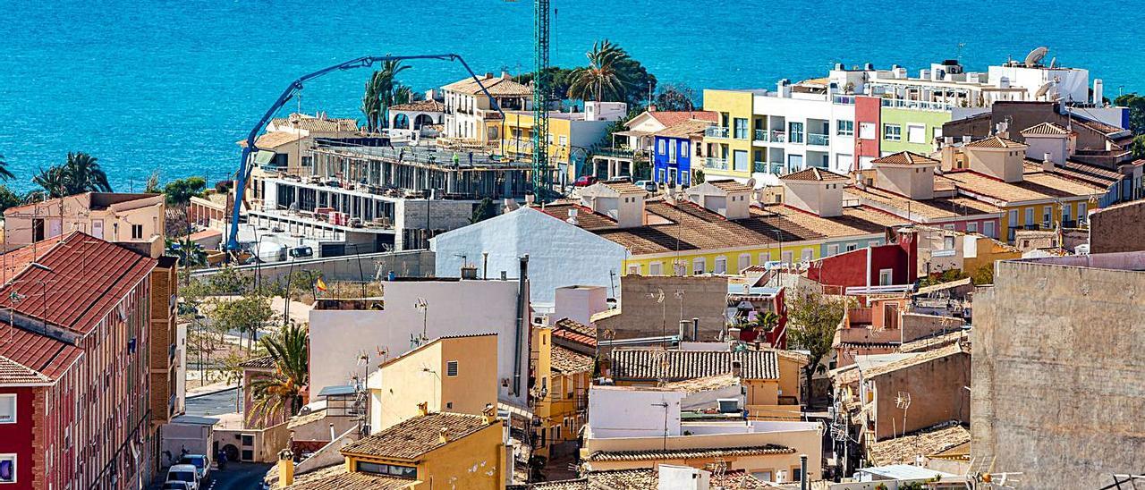 Construcción de viviendas en el casco antiguo de La Vila Joiosa. | DAVID REVENGA