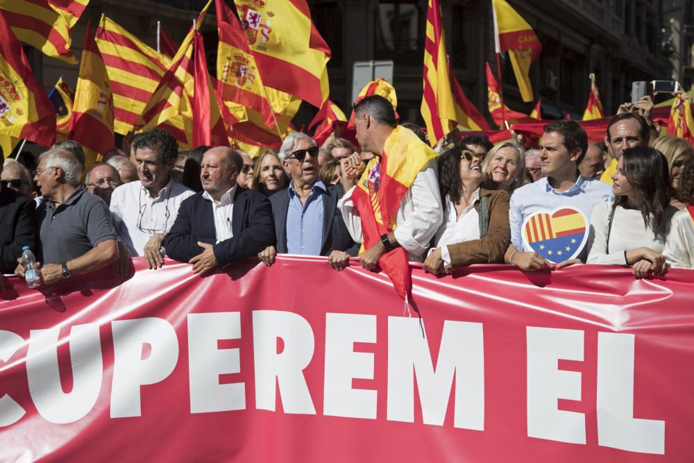 Manifestación en Barcelona por la unidad de España