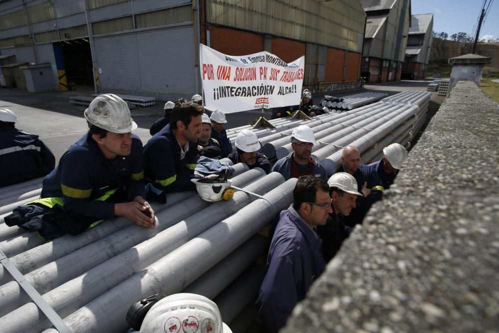 Los despedidos de Montrasa visitan Alcoa