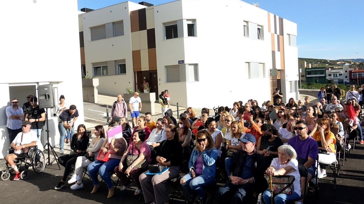 Entrega de viviendas de El Tablero, en Santa Cruz de Tenerife.