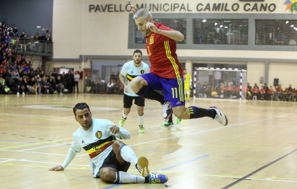 España-Bélgica de fútbol sala en La Nucía