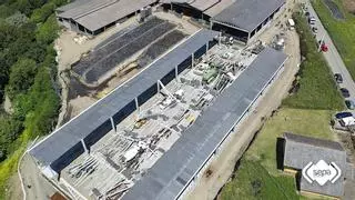 Tres fallecidos y tres heridos tras colapsar una nave agrícola en obras en Asturias: "Se escuchó el estruendo a 300 metros"