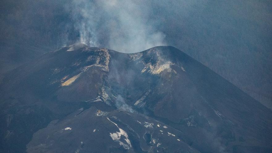 Vista del volcán desde Cabeza de Vaca (17/12/2021)