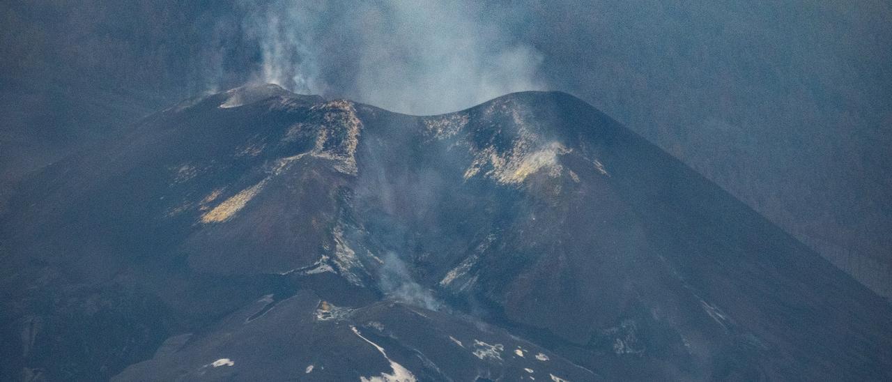 Vista del volcán desde Cabeza de Vaca (17/12/2021)