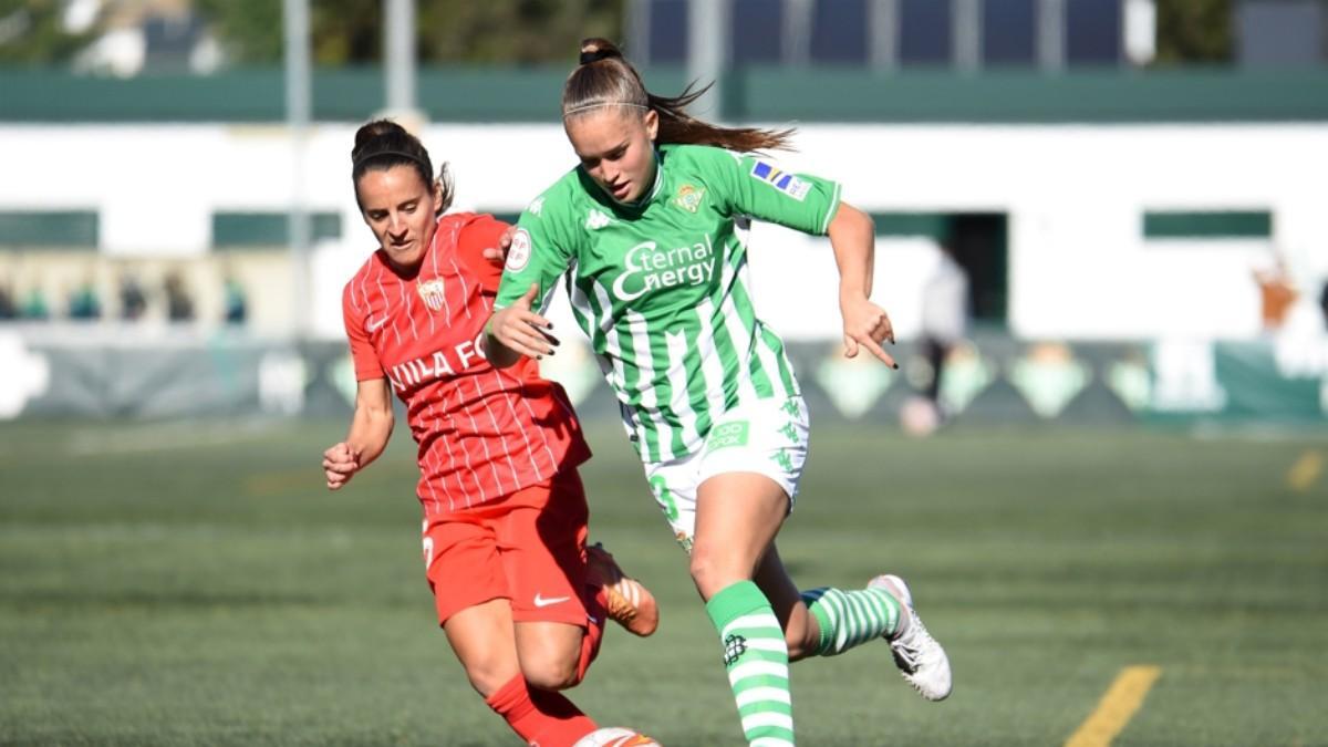 Imagen del Sevilla-Betis femenino